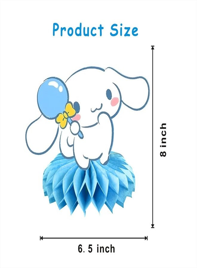 BNFUO 8Pcs Cartoon Dog Honeycomb Table Centerpiece, Kawaii Birthday Party Supplies Table Decorations for Kids Party Decorations - Image 3