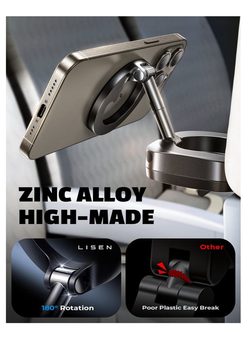 Lisen - LISEN MagSafe Multifunctional Holder Clamp on Anything with Super Stable Base for iPhone 15 Pro Max Plus, Universal Magnetic Phone Holder Fits iPhone 14 13 12 - Image 1