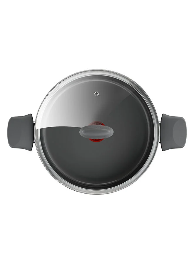 Tefal Tefal Renewal Cooking Pot 24 Cm Non-Stick Ceramic Coating Eco-Designed Recycled Healthy Cooking Stewpot Thermo-Signal™ Safe Cookware Made In France All Stovetops Including Induction