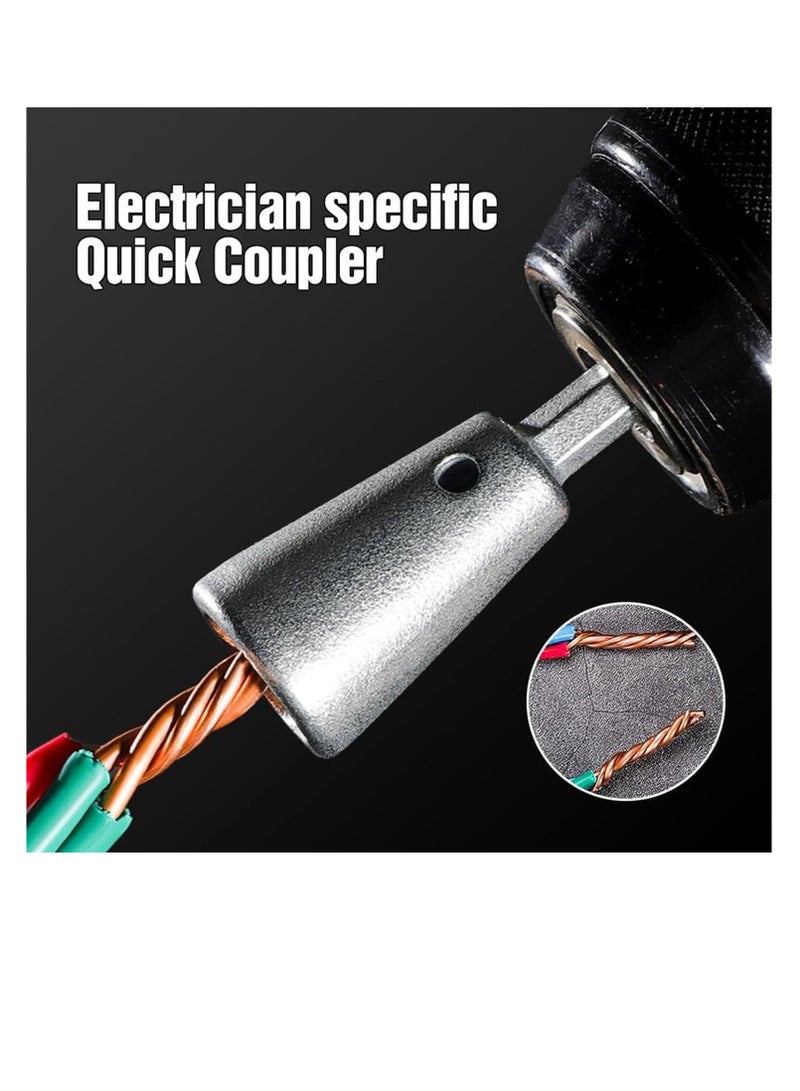 Wire Twister Tool, 2 PCS Wire Cap Nut Twister, Wire Twisting Tool, Spin Twisting Wire Connector Socket, Wire Twister Tool for Drill, Wire Stripper Tool, Wire Stripping Tool for Drill - Image 5