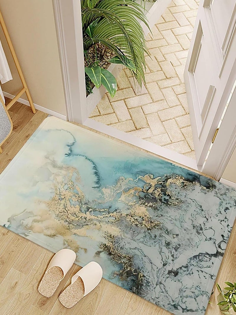Meneflix Polyester Modern Abstract Area Rectangular Shape Rug Carpet 5X7 Rugs for Living RoomMachine Washable Rugs for Bedroom Dining Room Living Room Rug GreyAesthetic Home Decor Medium - Image 3