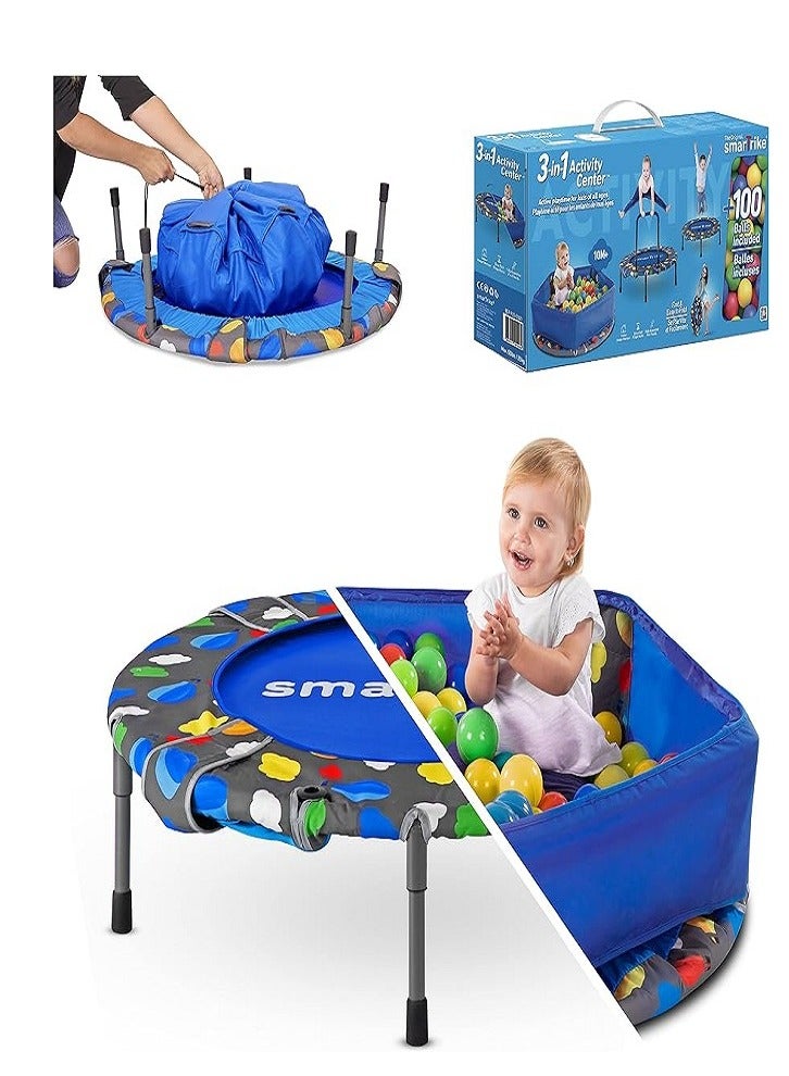 smarTrike ACTIVITY CENTER 3IN1 TRAMPOLINE