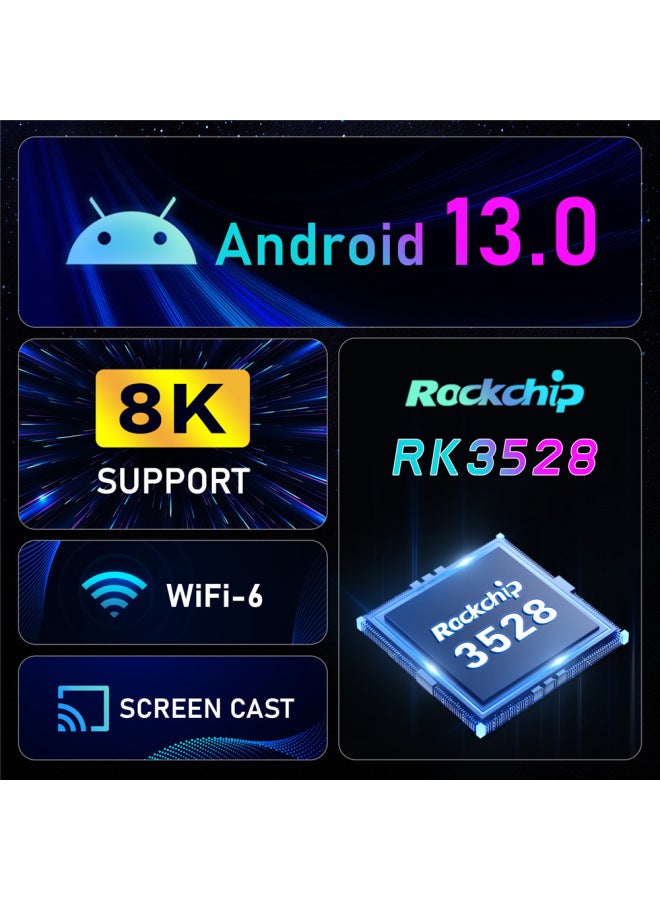 New Android 13 Set-top Box Tv Box 5gwifi Bluetooth 8k - Image 2