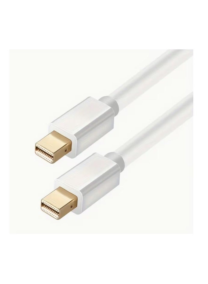 Mini DisplayPort to Mini DisplayPort Cable – 1.8 Meter (Male to Male) Mini Dp to Mini Dp - Image 1