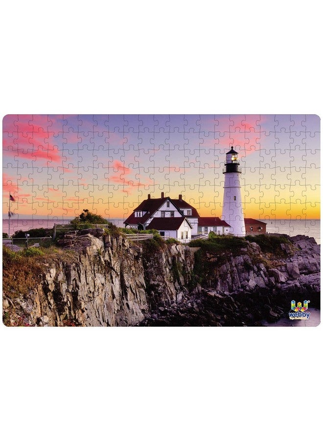 Webby Portland Head Light Wooden Jigsaw Puzzle, 252 Pieces - Image 2