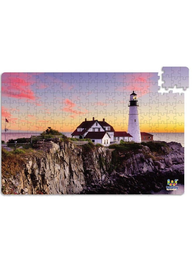 Webby Portland Head Light Wooden Jigsaw Puzzle, 252 Pieces - Image 3