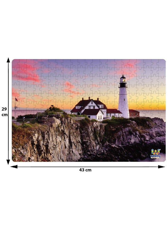Webby Portland Head Light Wooden Jigsaw Puzzle, 252 Pieces - Image 5