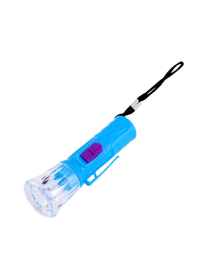 Generic - Novel Mini LED Plastic Flashlight Strong Light Lanyard Lighting Small Flashlight Night Hiking Lighting Flashlight-Color:Medium Flashlight - Image 1