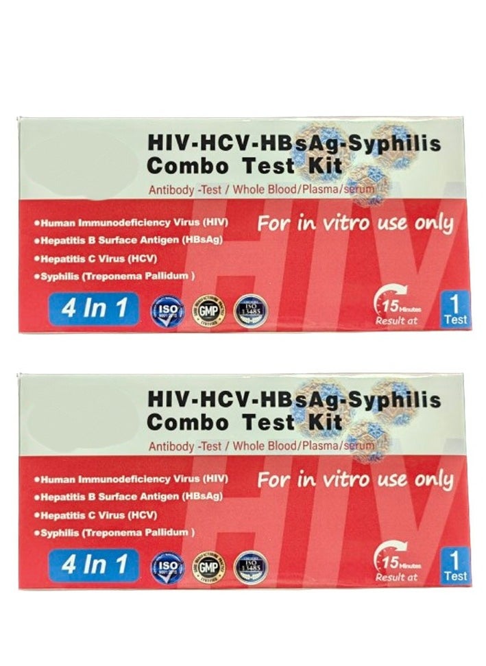 Generic HIV 1/4 Antibody Self Test Kit – Single Use Home Screening Device  - Image 2