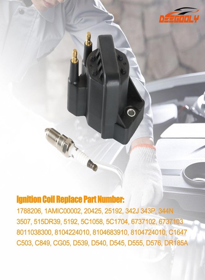 DEEGOOLY 3PCS DR39 Ignition Coils Pack & 6PCS Iridium Spark Plugs Compatible with Buick for Cadillac for Chevrolet for Oldsmobile Pontiac Allure LeSabre Camaro Impala 88 98 3.8L V6 - Image 3