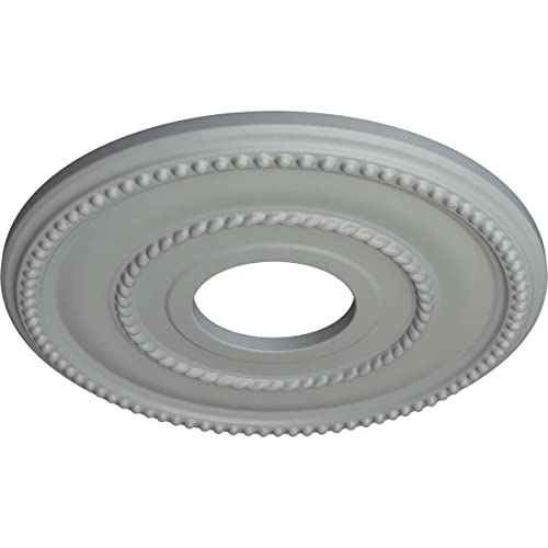 Ekena Millwork 12 1/8"OD x 3 5/8"ID x 3/4"P Valeriano Ceiling Medallion (Fits Canopies up to 6 1/4") - Image 2