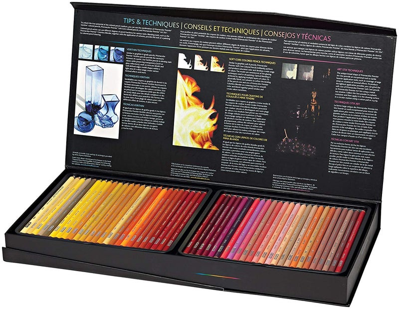 Prismacolor Colored Pencils Art Kit Artist Premier Wooden Soft Core Pencils 150 ct. with Pencil Sharpener [151 pc. Set] - Image 2