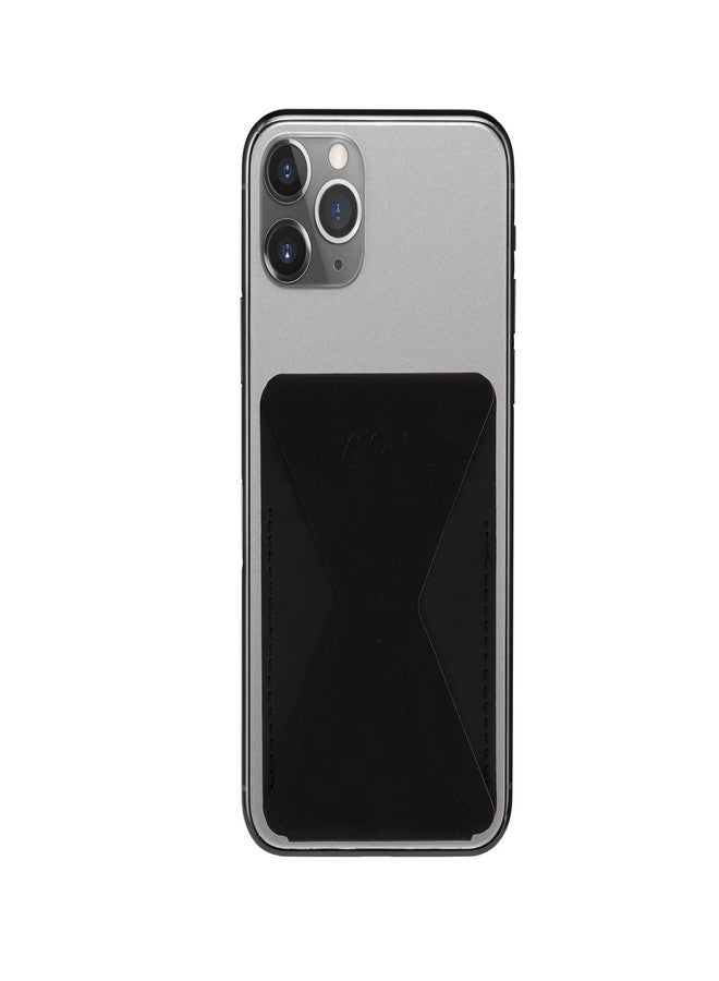 MOFT Phone Stand with 3M Adhesive for Android, iPhone and Most Smartphones, 2 Viewing Angles, Slim Wallet Stand (Pure Black) - Image 5