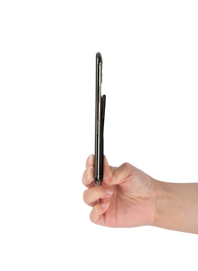 MOFT Phone Stand with 3M Adhesive for Android, iPhone and Most Smartphones, 2 Viewing Angles, Slim Wallet Stand (Pure Black) - Image 4