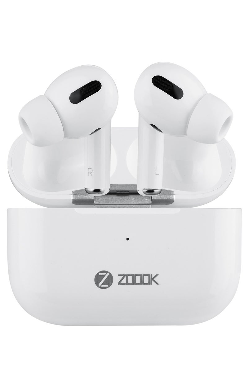 Zoook ZOOOK AIRPLUS PRO The Best Truly Wireless Noise Cancelling Earbuds, Hi-Res Audio, 4 hours battery life, Multipoint Connection, IPX4 Water Resistance, Silver, UAE Version - 1-Year warranty  - Image 3
