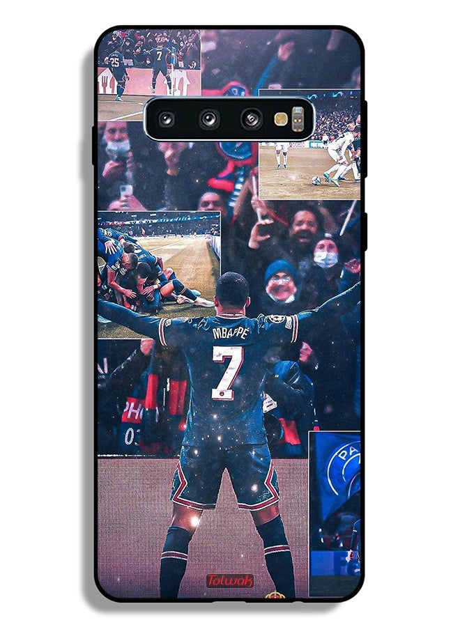 Tolwak Samsung Galaxy S10 Plus Protective Case Cover Mbappy - Image 2