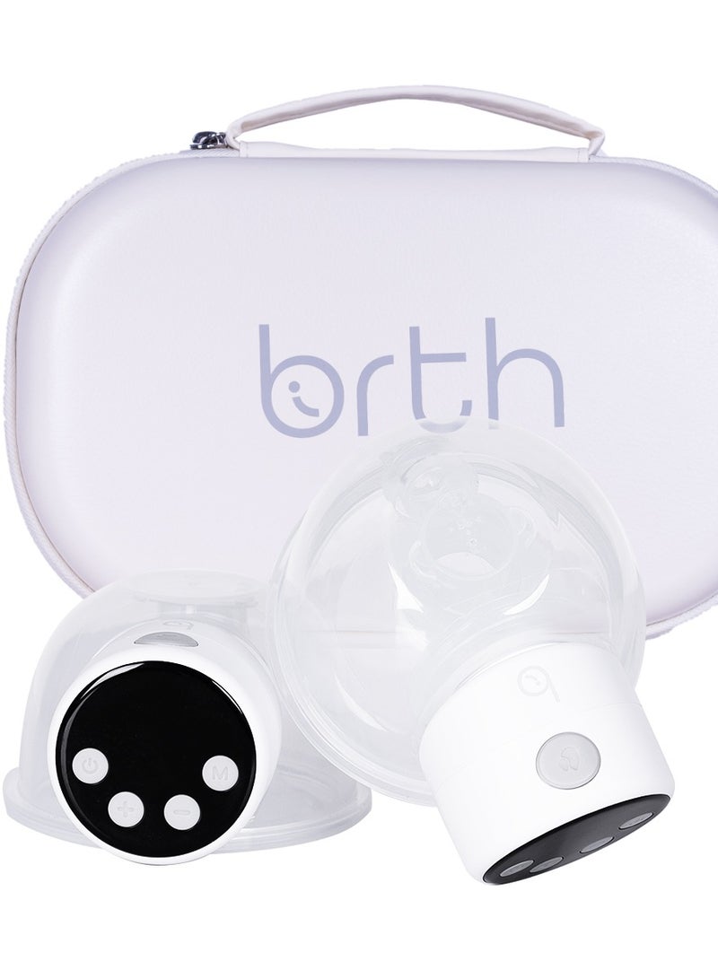 بيرث BIRTH ويرابل دابل إليكتريكال بريست بمبس S12A مع شنطة تخزين (عدد 2، أبيض) - Image 3