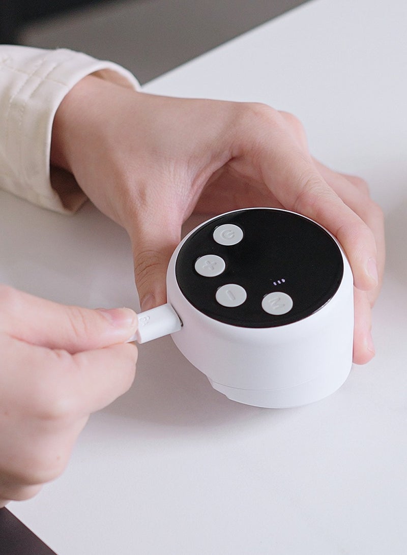 بيرث BIRTH ويرابل دابل إليكتريكال بريست بمبس S12A مع شنطة تخزين (عدد 2، أبيض) - Image 4