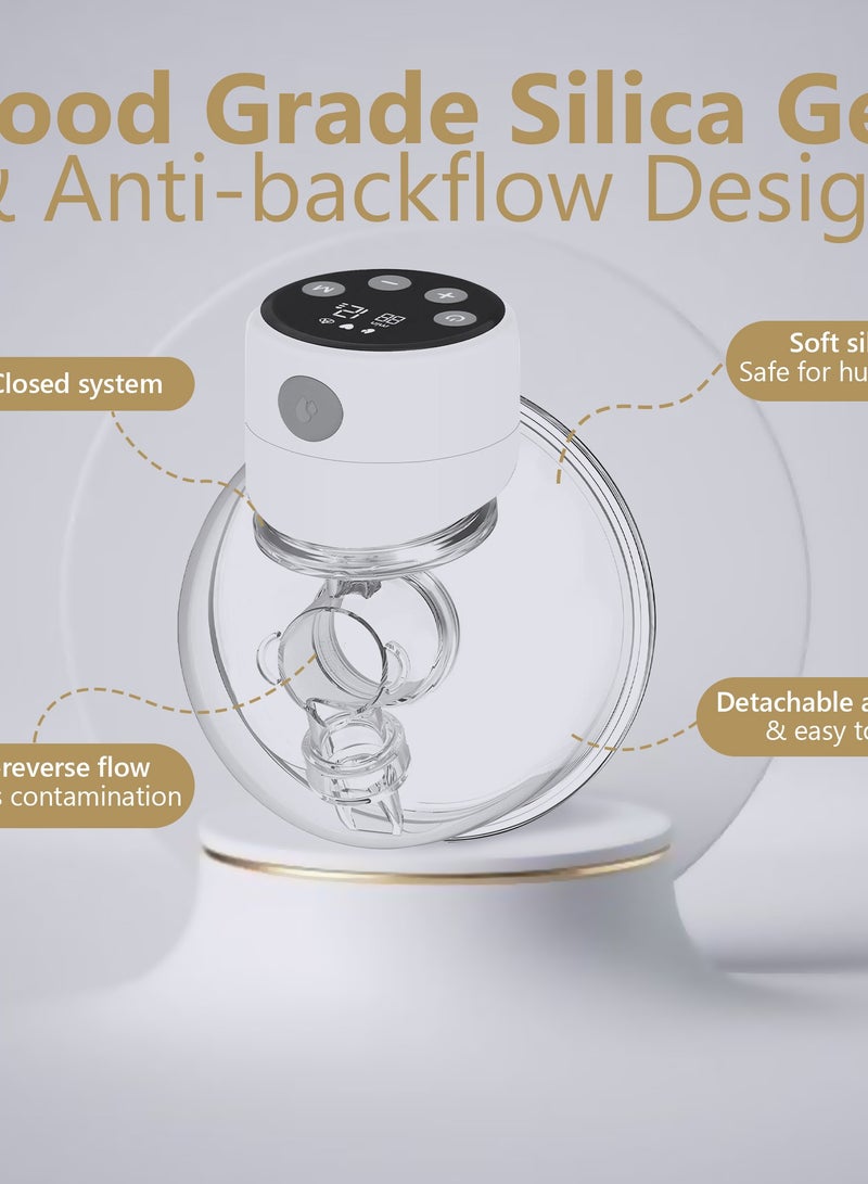 بيرث BIRTH ويرابل دابل إليكتريكال بريست بمبس S12A مع شنطة تخزين (عدد 2، أبيض) - Image 5