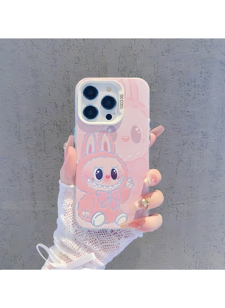 عام حافظة هاتف لابوبو للآيفون 16 برو ماكس/15 برو ماكس، شكل لطيف، حافظة ناعمة مقاومة للسقوط - Image 1