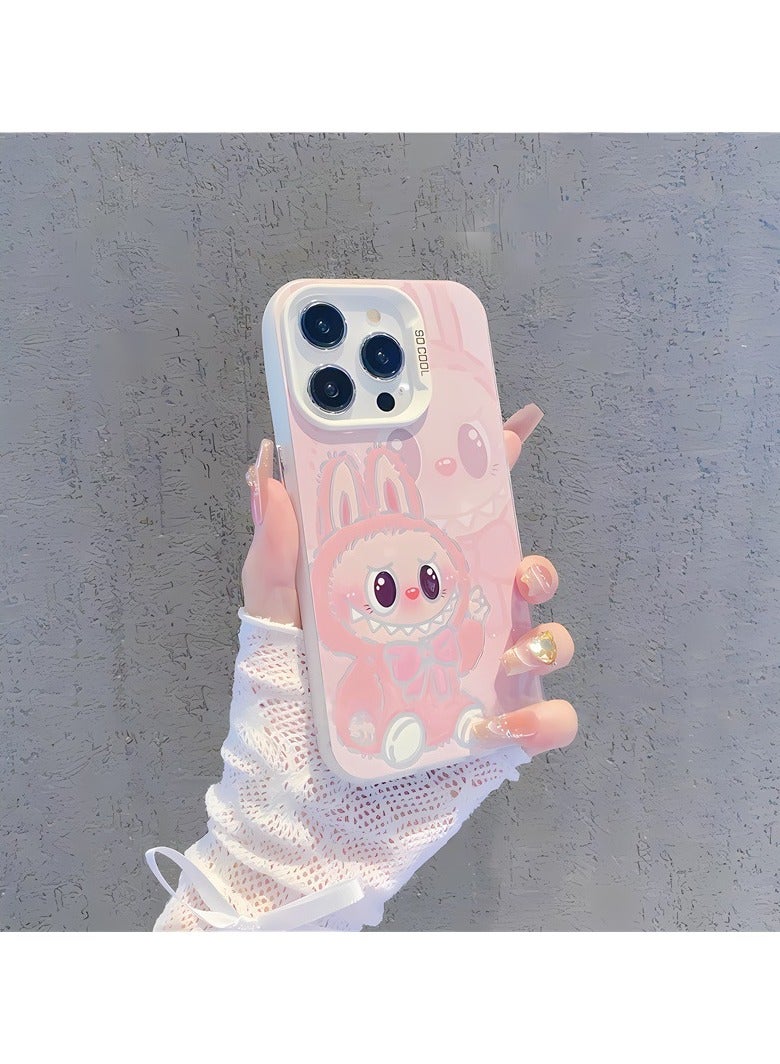 عام حافظة هاتف لابوبو للآيفون 16 برو ماكس/15 برو ماكس، شكل لطيف، حافظة ناعمة مقاومة للسقوط - Image 2