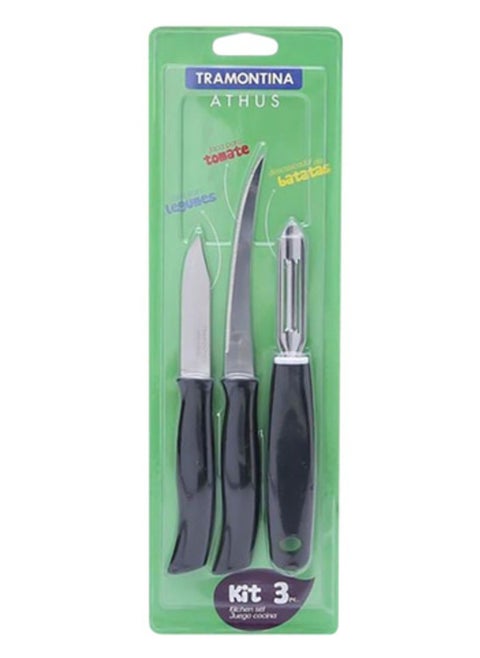 Knife & Peeler Set 3 Pieces