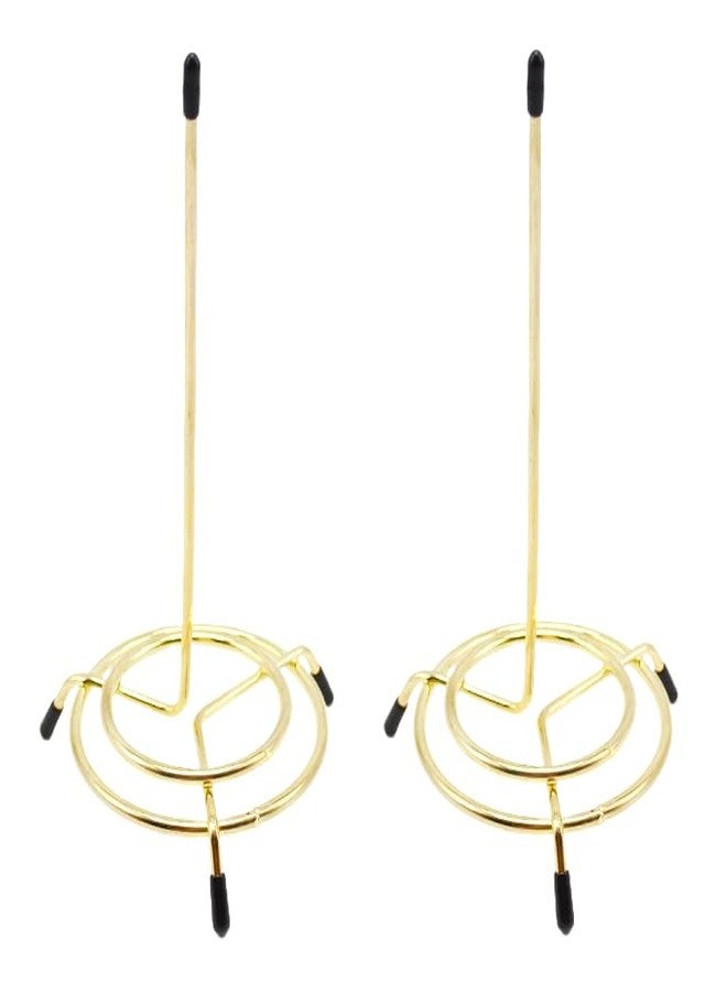 FUJIDENSO 2 Pack Check Spindle Ticket Stabber Holder (Gold), Receipt Spike Bill Fork Memo Holder - Image 1