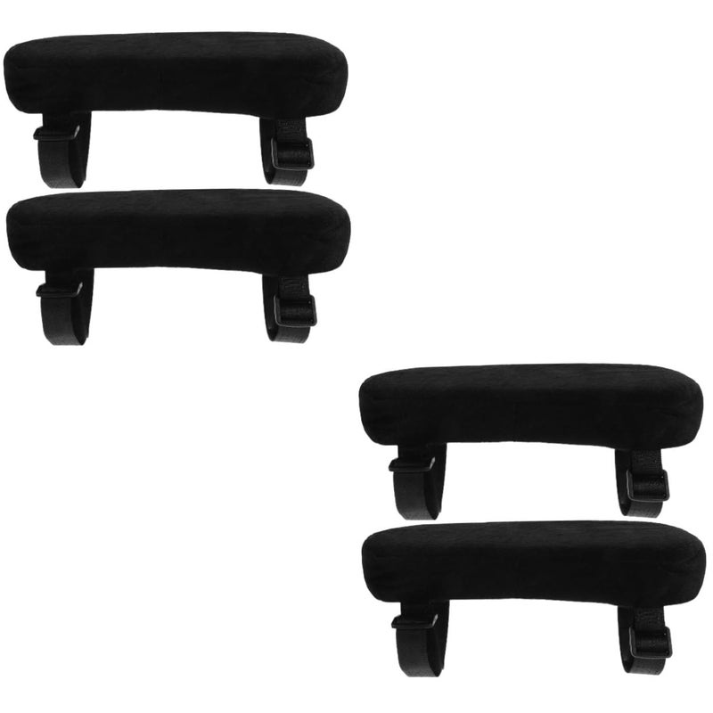 2 Pack Ergonomic Memory Foam Armrest Cushions For Office Gaming Chairs Easy To Install - Image 2