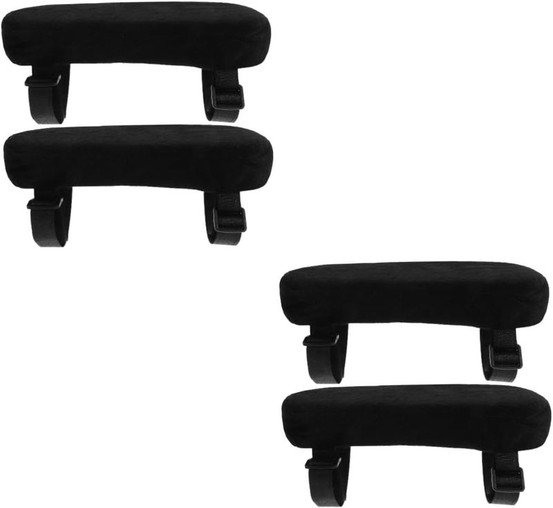 2 Pack Ergonomic Memory Foam Armrest Cushions For Office Gaming Chairs Easy To Install - Image 1
