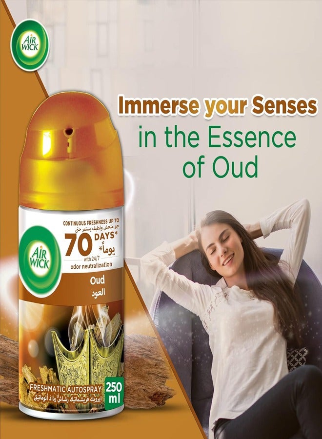 أير ويك عبوة إعادة تعبئة فريشماتيك عود 3 × 250 مل - Image 4