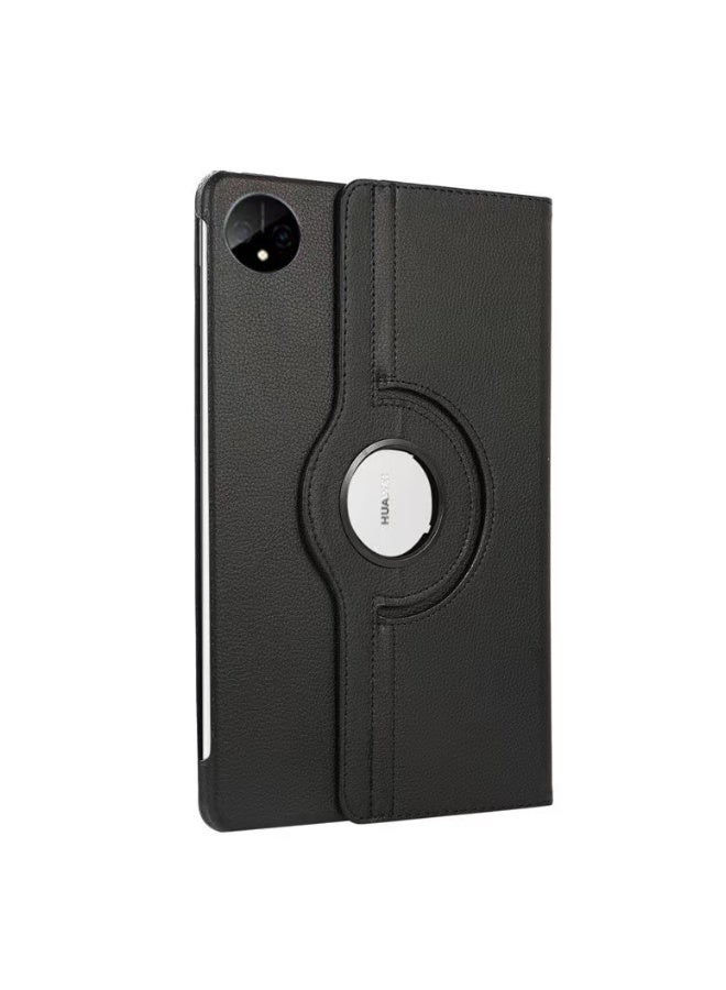 for HUAWEI MatePad Pro 12.2 (2025)，（Not for 2024） Case Cover, Multi-Angle Stand + 360 Rotating Bracket + Shockproof Leather Slim Protective Cover, Black - Image 2