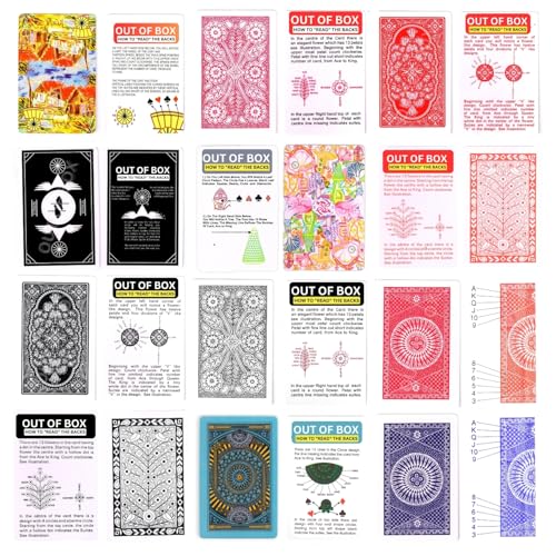 Out of the Box Out Of Box 12 Set Magic Spy Playing Cards Secret Trick Password for Every Card Best for Flash Game, Teen Patti, Rummy, Paplu, Magic Shows - Image 1