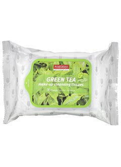 Pure Derm Purederm, Make-Up Cleansing Tissues, Green Tea, 30 Tissues  - Image 1
