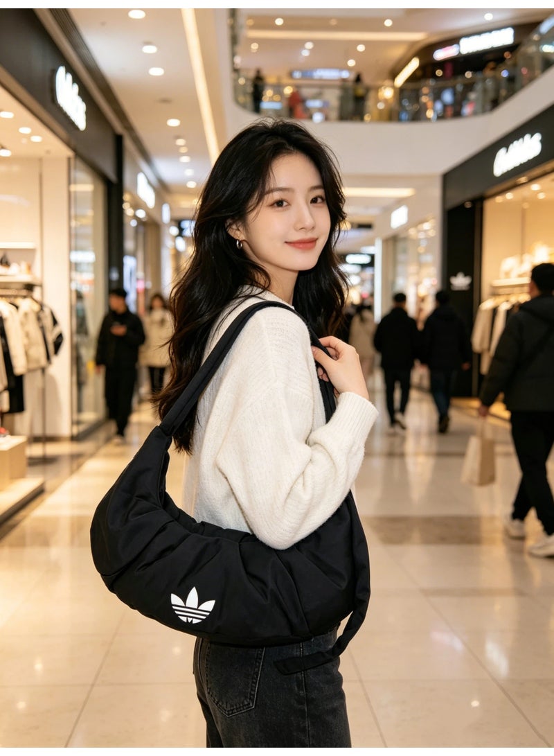 Adidas Large Capacity Outdoor Running Crossbody Bag - Black - Image 2
