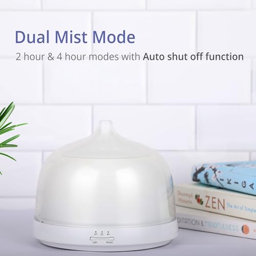 Absolute Aromas Ultrasonic Essential Oil Diffuser Humidifier Vaporizer Air 100% Natural Home Fragrance | Promotes Relaxation | Luxury Aromatherapy Experience for Office/Home/Bedroom (Blossom) - Image 5