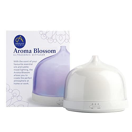Absolute Aromas Ultrasonic Essential Oil Diffuser Humidifier Vaporizer Air 100% Natural Home Fragrance | Promotes Relaxation | Luxury Aromatherapy Experience for Office/Home/Bedroom (Blossom) - Image 1