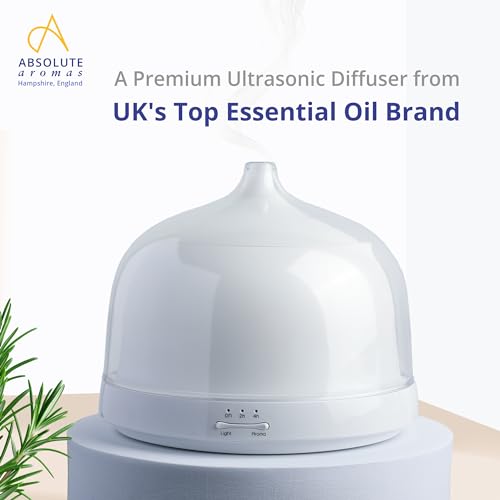Absolute Aromas Ultrasonic Essential Oil Diffuser Humidifier Vaporizer Air 100% Natural Home Fragrance | Promotes Relaxation | Luxury Aromatherapy Experience for Office/Home/Bedroom (Blossom) - Image 2