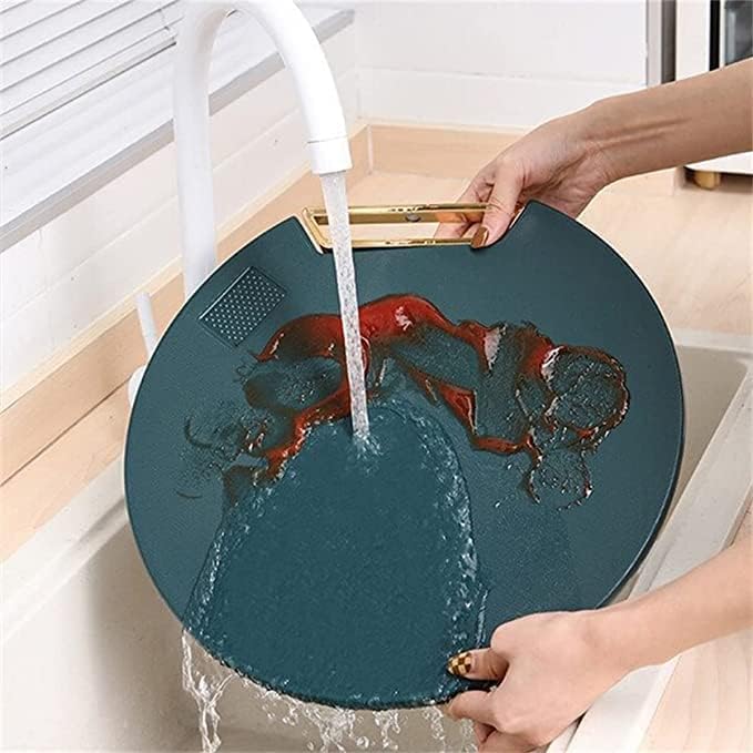 VPGS Cutting Board for Chopping Flexible Large Plastic Cutting Boards Mats for Kitchen Dishwasher Safe Easy Grip Handle Space Saving Ergonomic Design Green - Image 5