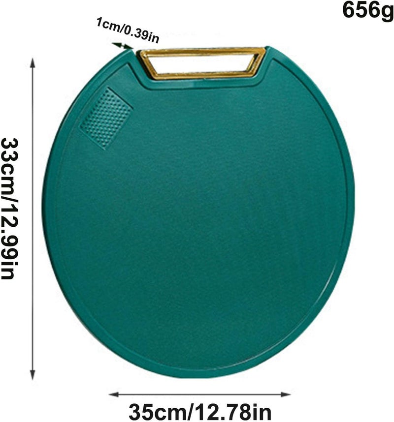 VPGS Cutting Board for Chopping Flexible Large Plastic Cutting Boards Mats for Kitchen Dishwasher Safe Easy Grip Handle Space Saving Ergonomic Design Green - Image 3