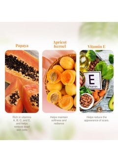 VLCC VLCC Papaya & Apricot Face Scrub for Sensitive Skin | Mild Exfoliating Cleanser for Daily Use | Removes Dead Skin | Enhances Skin Tone & Texture | 2.82 Oz/80 g  - Image 4