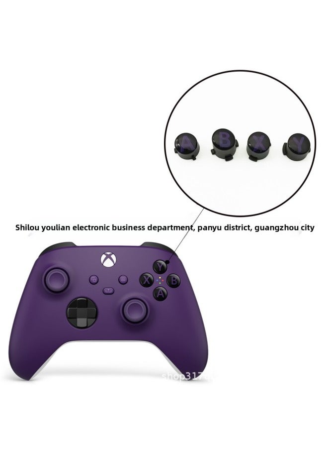 Generic XBOXONE S ABXY Elite Key Generation Two Generation XSX Handle Key Elite1 2xbox Series-Product Color:Xboxseries ABXY Button Star Purple  - Image 1