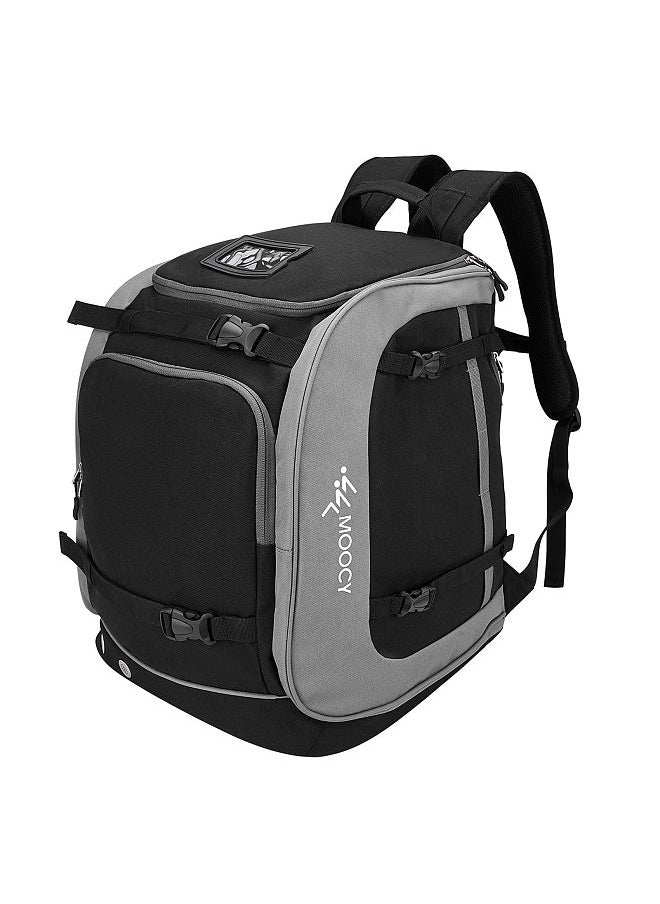 MOOCY - Large Capacity Ski Boot Bag 65L Ski Boot Travel Backpack for Ski Helmet Goggles Snowboard - Image 1