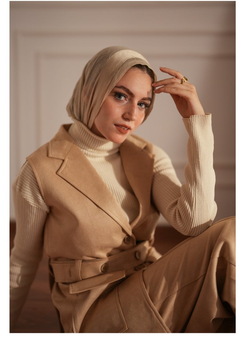 ماركة غير محددة سوت شمواه مبطن - استايل واسع وأنيق بألوان متعددة  - Image 4