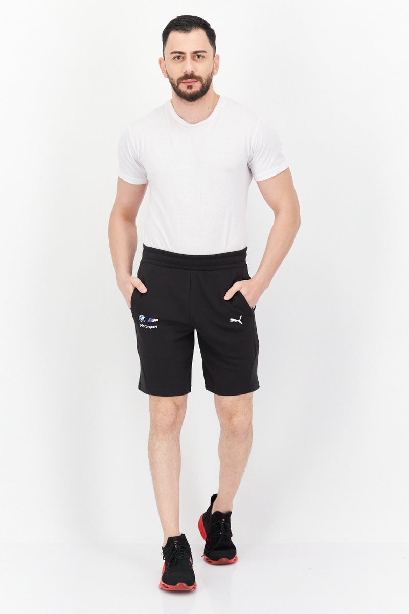 Puma x BMW Motorsport Men Sportswear Drawstring Training Shorts, Black - Image 4