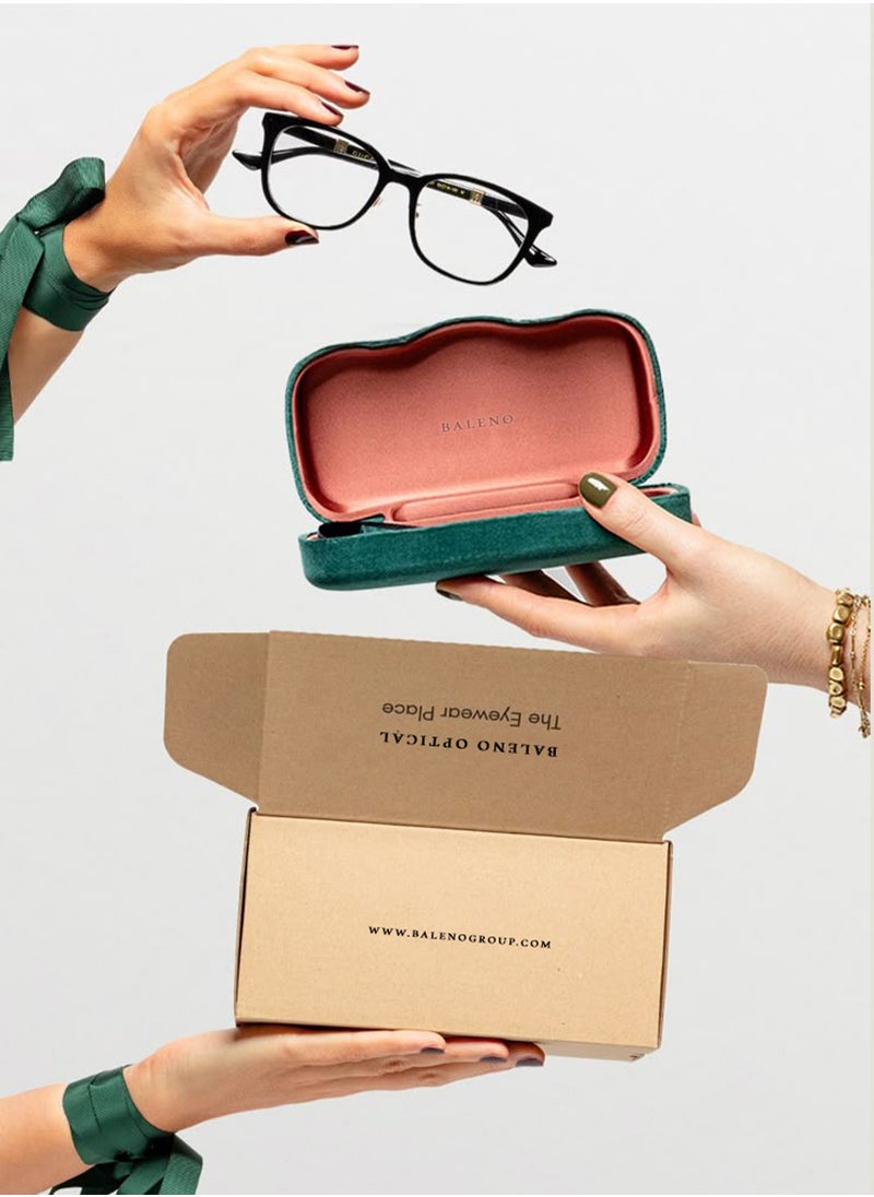 Baleno - WAYFARER Frame Eyeglasses with High-Quality Anti-Reflective Lenses - Stylish & Durable Prescription Glasses - Image 1