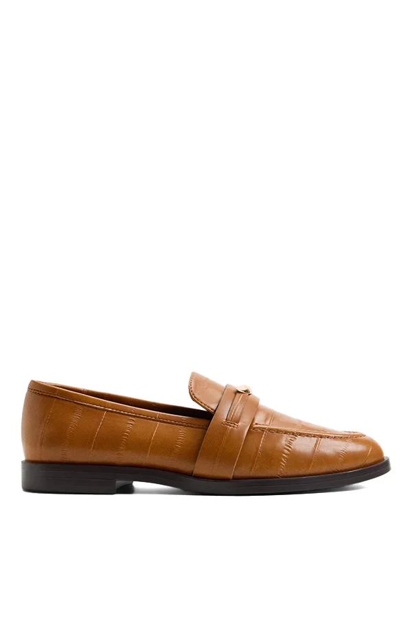 Ellya Ladies Brown Loafers