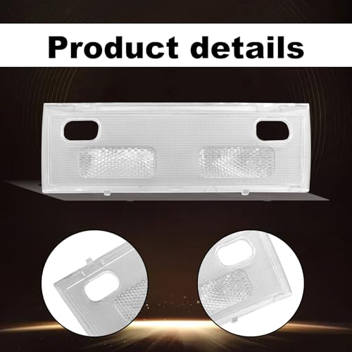 CmeRto Interior Overhead Console Dome Light Cover Clear Lens Overhead Console Reading lamp 15911049 Compatible with 2007-2013 Chevy Silverado GMC Sierra Yukon Tahoe Cadillac Escalade Suburban Avalanche - Image 2