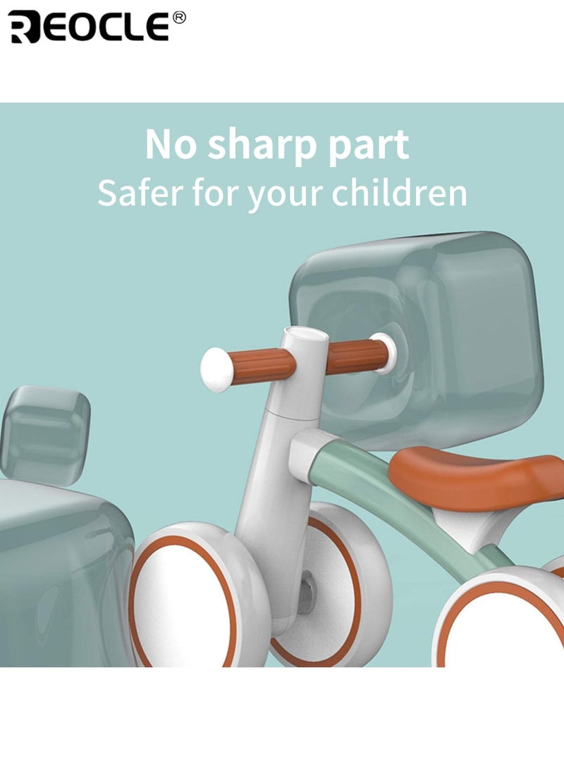 REOCLE Baby's Balance Bike with 4 Wheel Design and Wide Seat Shape Toddler First Bike with Stable Base for 0-36 Months Learning Ride - Image 4