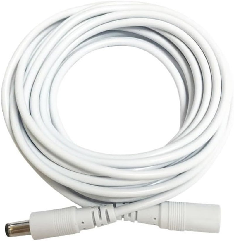 كابل تمديد تيار مستمر 15 مترًا، سلك طاقة 12 فولت، موصل 5.5 مم × 2.1 مم، مناسب لشريط LED، كاميرا الأمان، الموجه، الطابعة - Image 5