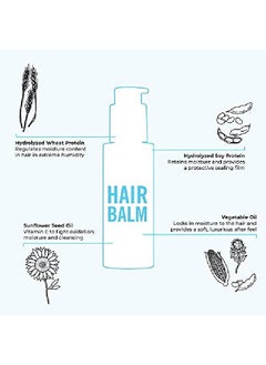 Hairstory Leave In Conditioning Balm for Curly Hair & Frizziness Manage Dryness & Detangle Knots All Day Moisturizing Cream Protect Against Breakage l Ingredients Sulfate Free 4oz Bottle  - Image 3